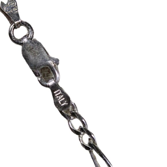 925 Sterling Silver Necklace Rhinestone Cross Sparkling Crystal Pendant Chain PD - Picture 9 of 14